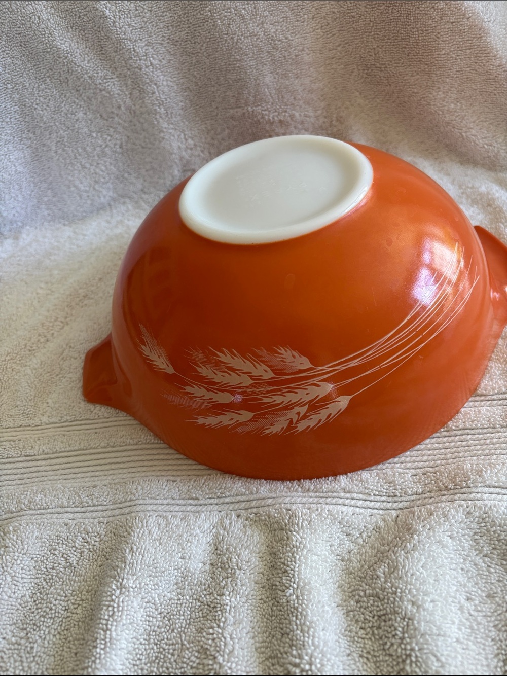 Vintage Pyrex autumn harvest Cinderella bowl 443 2.5liter